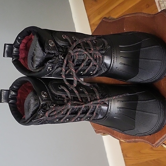 Tommy Hilfiger Women's Ilhena Duck Boots Lace Up Warm Ankle Boots Size 5 - Picture 1 of 9
